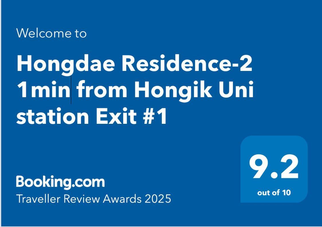 Hongdae Residence-2 1Min From Hongik Uni Station Exit #1 Seoel Buitenkant foto